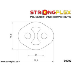 000002B AUSPUFF HALTERUNG 27MM