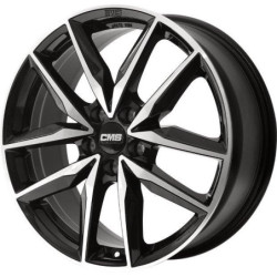 Llanta CMS C28 7x17 ET41 5x112 Negro Diamante