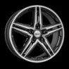 Llanta CMS C29 8.5x20 ET42 5x112 Negro Diamante