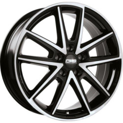 Llanta CMS C30 7x17 ET42 5x108 Negro Diamante
