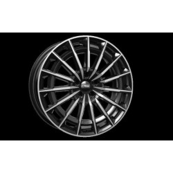 Llanta CMS C38 8.5x20 ET34.5 5x112 Negro Diamante