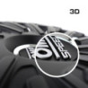 Tapacubos OMP SPEED negro/plata 14 pulgadas x4 | OCC Sport