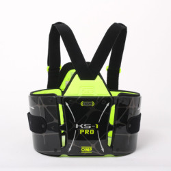 PROTECCIÓN CUERPO KS-1 PRO NEGRO/AMARILLO FLUO TALLA M-ANCHO