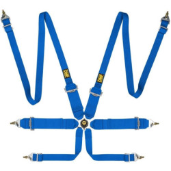 ARNÉS DE SEGURIDAD FIRST 3+2" PULL UP FIA 8853-2016 AZUL ROYAL