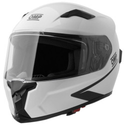 OMP CIRCUIT EVO2 WHITE HELMET SIZE XL