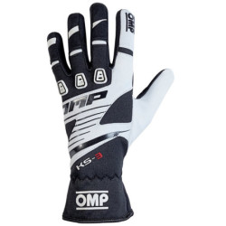 GUANTES KART KS-3 NEGRO/BLANCO TALLA 6 (NIÑOS)