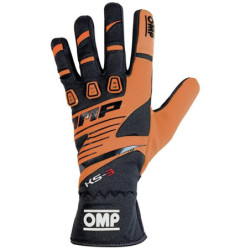 GUANTES KS-3 KART NARANJA/NEGRO TALLA XS
