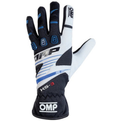 GUANTES KART KS-3 NEGRO/AZUL/BLANCO (GUANTES) TALLA 5 (NIÑOS)
