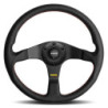 Volante MOMO Tuner original 320mm acabado en piel negra