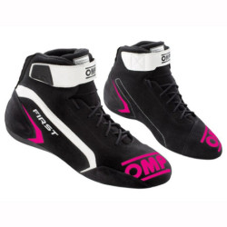 OMP FIRST FIA 8856-2018 BLACK/FUCHSIA SHOES SIZE 45