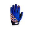 SPARCO MECA 3 GLOVES SIZE XL BLUE/ORANGE