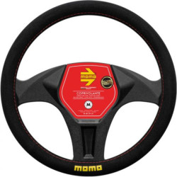 FUNDA VOLANTE MOMO EASY MICROF. BLK-RED STC_M