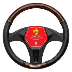 FUNDA VOLANTE MOMO LUXURY WOOD PU S 36,5CM-37,9CM