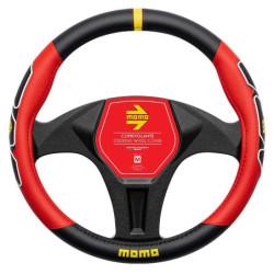 FUNDA VOLANTE MOMO FUN BLACK-RED M