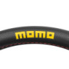FUNDA VOLANTE MOMO LAP BLACK-RED M
