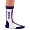 SPARCO SOCKS DESIGN MARTINI-R SIZE 36-40 WHITE/NAVY BLUE