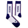 SPARCO SOCKS DESIGN MARTINI-R SIZE 36-40 WHITE/NAVY BLUE