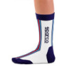 SPARCO SOCKS DESIGN MARTINI-R SIZE 36-40 WHITE/NAVY BLUE