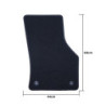 ALFOMBRA A MEDIDA AUDI A3 8V - 3 PUERTAS (2013-PRESENTE) 5PZ