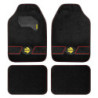 SET ALFOMBRAS  FUN BLK-RED 4 pcs