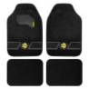 SET ALFOMBRAS  FUN BLK-GREY 4 pcs