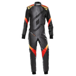 MONO KS ART X FIA 8877-2022 NEGRO/AMARILLO/ROJO TALLA 120