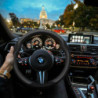 MOMO COMFORT MICROFIBER STEERING WHEEL COVER BLACK EDITION M 38-39CM