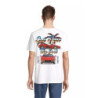Camiseta Out Run Blanca Talla M