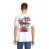 Camiseta Out Run Blanca Talla XL