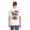 Camiseta Out Run Blanca Talla 2XL