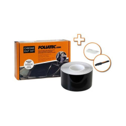 KIT DE SALIDA CROMADA, NEGRO MATE