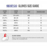 SPARCO MECA 3 GLOVES SIZE M BLUE/ORANGE
