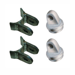 KIT 4 PCS BARRAS DE PUERTA + MUÑONES 40X2