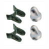 KIT 4 PCS BARRAS DE PUERTA + MUÑONES 40X2