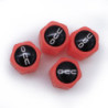 RED LED VALVE CAPS
