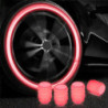 TAPONES VALVULA LED ROJO
