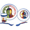 SET PREMIUM BICOLOR ANTIDESLIZANTE 5 PCS VENGADORES