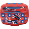 DIVERTIDA SANDWICHERA CON CUBIERTOS SPIDERMAN