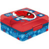 SANDWICHERA CUADRADA MULTICOMPARTIMENTOS SPIDERMAN