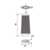 FILTRO SUSTITUCION GREEN G491609 CONIC