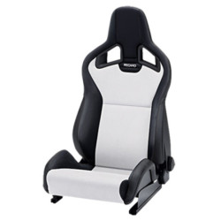 ASIENTO RECARO SPORTSTER CS CALEFACCION  PIEL ARTIFICIAL NEGRO/DINAMICA GRIS PILOTO
