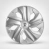 TAPACUBOS MOMO BLADE PLATA MATE CARBÓN 14 - 4 PIEZAS