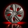 TAPACUBOS BLADE MATE HEMATITE CARBONO 14 - JUEGO DE 4