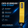 Cinta de remolque de nylon amarilla | OCC Sport