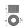 FILTRO SUSTITUCION GREEN R399827 ROUND