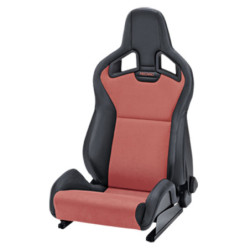 ASIENTO RECARO SPORTSTER CS AIRBAG CALEFACCION  PIEL ARTIFICIAL NEGRO/DINAMICA ROJO PILOTO