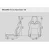 RECARO CROSS SPORTSTER CS ARTIST BLACK/NARDO PILOT BLACK SEAT