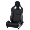 RECARO CROSS SPORTSTER CS AIRBAG HEATING SEATS, BLACK ARTIFICIAL LEATHER/DINAMICA PILOT BLACK