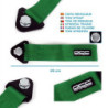 Cinta de remolque de nylon verde | OCC Sport