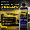 Champu espuma coche amarillo Magic Foam 500ml | OCC Sport
